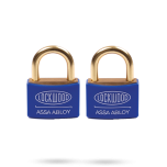 110 SERIES MARINE PADLOCK 40MM WITH 23MM BRASS SHACKLE BLUE JACKET 2NDP