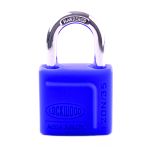 120N SERIES PADLOCK 35MM WITH 23MM SHACKLE WITH SILICON JACKET DP PURPLE