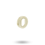 SYMPHONY ESCUTCHEON - OVAL CYLINDER SURFACE FIXED SATIN BRASS