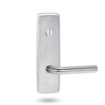 EXT SQ END PLATE - EMERGENCY TURN AND LEVER 97 SATIN CHROME