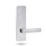 EXT SQ END PLATE - LEVER 101 ONLY SATIN CHROME