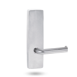 EXT SQ END PLATE - LEVER 102 ONLY SATIN CHROME