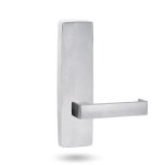 EXT SQ END PLATE - LEVER 111 ONLY SATIN CHROME