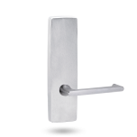 EXT SQ END PLATE - LEVER 118 ONLY SATIN CHROME
