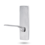 EXT SQ END PLATE - LEVER 122 RH ONLY SATIN CHROME