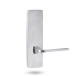 EXT SQ END PLATE - LEVER 123 ONLY SATIN CHROME