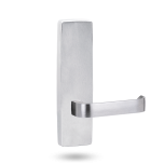 EXT SQ END PLATE - LEVER 131 ONLY SATIN CHROME