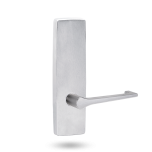 EXT SQ END PLATE - LEVER 145 ONLY SATIN CHROME