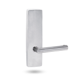 EXT SQ END PLATE - LEVER 155 ONLY SATIN CHROME