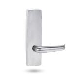 EXT SQ END PLATE - LEVER 180 ONLY SATIN CHROME