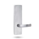 EXT SQ END PLATE - LEVER 47 ONLY SATIN CHROME