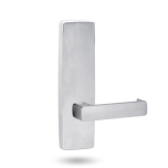 EXT SQ END PLATE - LEVER 76 ONLY SATIN CHROME