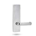 EXT SQ END PLATE - LEVER 77 ONLY SATIN CHROME