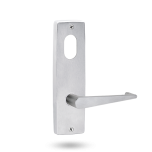 INT SQ END PLATE - CYLINDER AND LEVER 133 SATIN CHROME