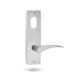 INT SQ END PLATE - CYLINDER AND LEVER 153 LH SATIN CHROME