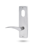 INT SQ END PLATE - CYLINDER AND LEVER 153 RH SATIN CHROME