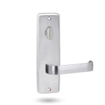 INT SQ END PLATE - OVAL TURN AND LEVER 131 SATIN CHROME