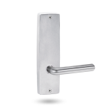 INT SQ END PLATE - LEVER 104 ONLY SATIN CHROME