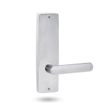 INT SQ END PLATE - LEVER 106 ONLY SATIN CHROME