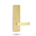INT SQ END PLATE - LEVER 59 ONLY UNLAQUARED POLISHED BRASS