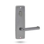 INT SQ END PLATE - PRIVACY INDICATING OVAL TURN AND LEVER 144 POLYESTER POWDERCOAT