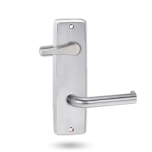 INT SQ END PLATE - ACCESSIBILE TURN AND LEVER 102 SATIN CHROME