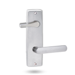 INT SQ END PLATE - ACCESSIBILE TURN AND LEVER 106 SATIN CHROME