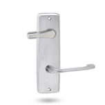 INT SQ END PLATE - ACCESSIBILE TURN AND LEVER 115 SATIN CHROME
