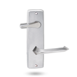 INT SQ END PLATE - ACCESSIBILE TURN AND LEVER 116 SATIN CHROME