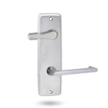INT SQ END PLATE - ACCESSIBILE TURN AND LEVER 118 SATIN CHROME