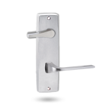 INT SQ END PLATE - ACCESSIBILE TURN AND LEVER 123 SATIN CHROME