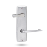 INT SQ END PLATE - ACCESSIBILE TURN AND LEVER 132 SATIN CHROME