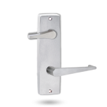 INT SQ END PLATE - ACCESSIBILE TURN AND LEVER 133 SATIN CHROME