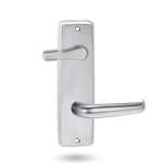 INT SQ END PLATE - ACCESSIBILE TURN AND LEVER 180 SATIN CHROME