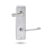 INT SQ END PLATE - PRIVACY INDICATING ACCESSIBILE TURN AND LEVER 115 SATIN CHROME