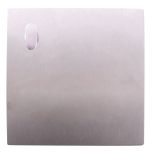 200 EXTERIOR PLATE WITH TURN ONLY LH STAINLESS STEEL