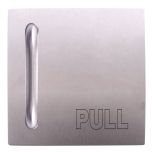 200 EXTERIOR PLATE PULL OUTLINE WITH P1 PULL HANDLE RH STAINLESS STEEL