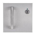 200 EXTERIOR PLATE WITH PRIV IND EMERGENCY TURN & P1 PULL HANDLE RH STAINLESS STEEL