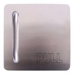 202 EXTERIOR PLATE PULL OUTLINE WITH P1 PULL HANDLE STAINLESS STEEL