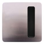 202 EXTERIOR PLATE WITH FLUSH PULL STAINLESS STEEL