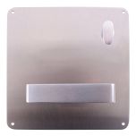 203 INTERIOR PLATE WITH TURN & 90 LEVER RH STAINLESS STEEL