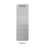 EXT 10MM RADIUS CNR PUSH - MALE TEXT STAINLESS STEEL