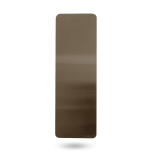 EXT 10MM RADIUS CNR PUSH - PLAIN PLATE ARCHITECTURAL BRONZE UNLACQUER