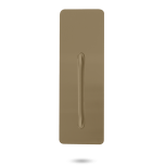 EXT 10MM RADIUS CNR PULL - P2 HANDLE ONLY OIL RUBBED BRONZE