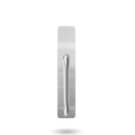 EXT PLATE 10MM RADIUS CNR - PULL HANDLE P2 OFFSET ONLY STAINLESS STEEL