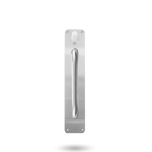 INT PLATE 10MM RADIUS CNR - STD OVAL TURN AND PULL HANDLE P2 STAINLESS STEEL