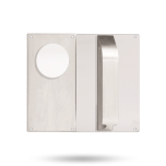 DETENTION PLATE VISIBLE FIX - CYLINDER WITH PULL HANDLE RH STAINLESS STEEL