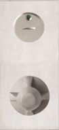 DETENTION PLATE NARROW CONCEALED FIX - PRIV IND EMERG TURN WITH KNOB 22 LH STAINLESS STEEL