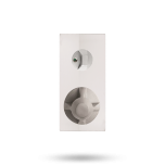 DETENTION PLATE NARROW CONCEALED FIX - PRIV IND TURN WITH KNOB 22 RH STAINLESS STEEL