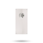 DETENTION PLATE NARROW VISIBLE FIX - PRIV IND TURN ONLY RH STAINLESS STEEL